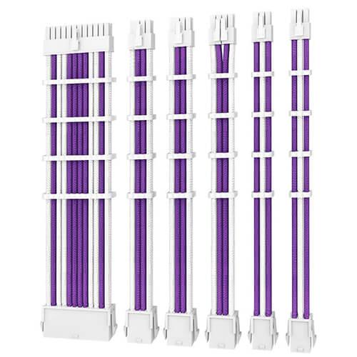 ANTEC SLEEVED EXTENSON CABLE KIT PRUPLE/WHITE