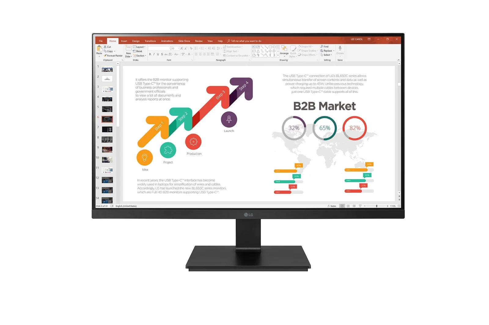 LG 24BL650C-B 23.8" MONITOR