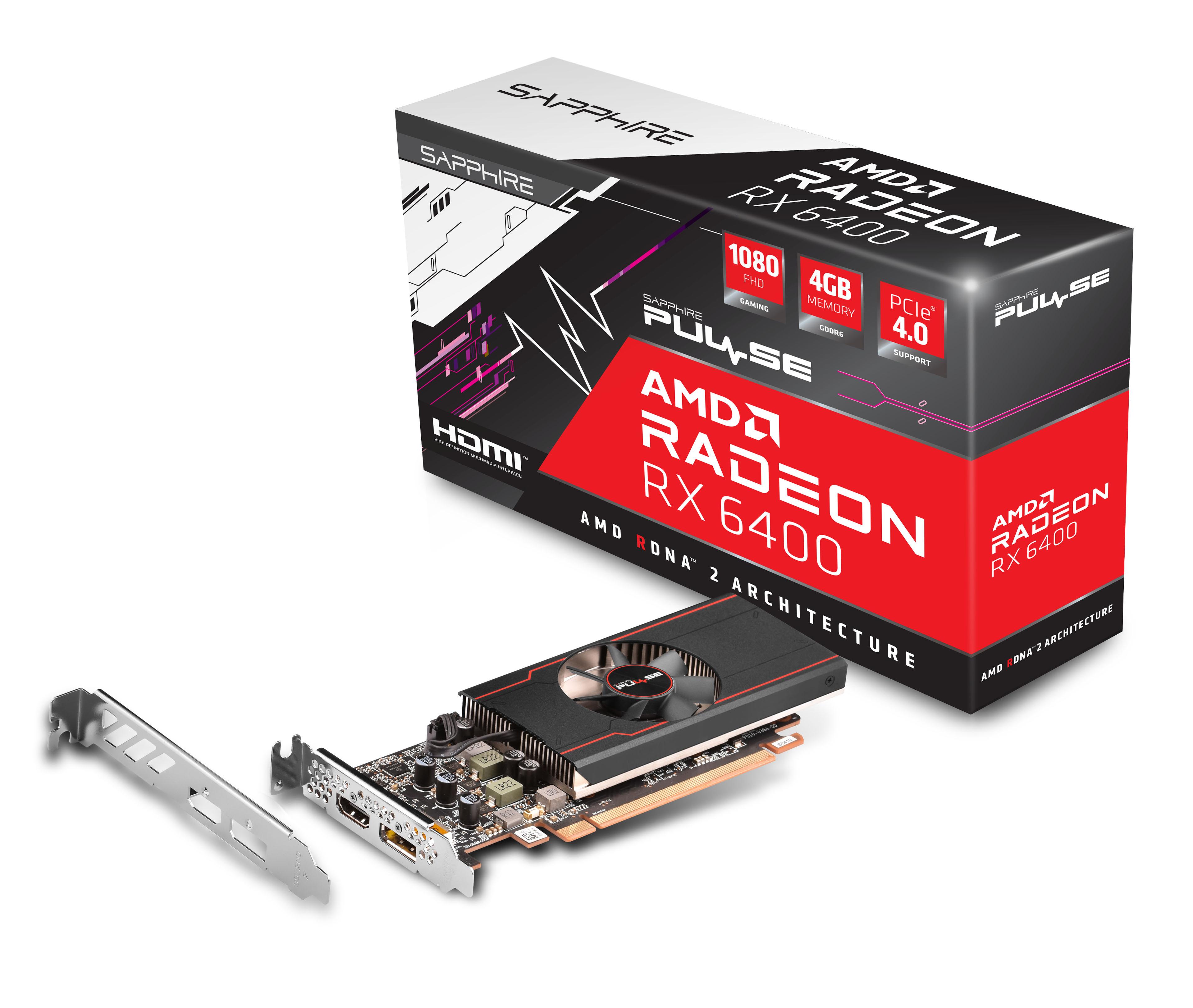 SAPPHIRE PULSE RX6400 4G GDDR6 L.P
