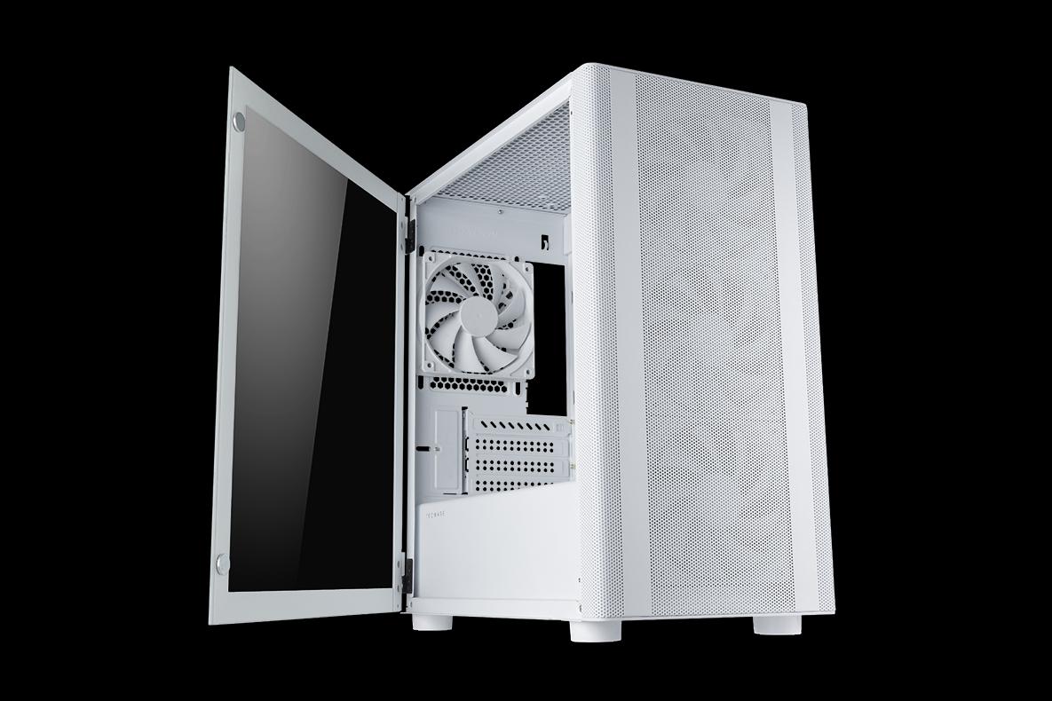 TECWARE FLATLINE MINI TOWER CASE WHITE