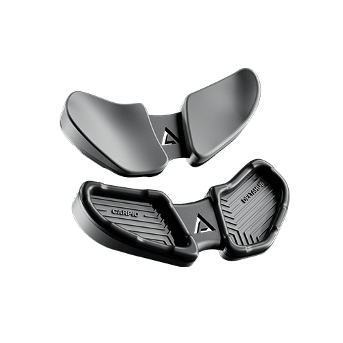 DELTAHUB LEFT/S/GREY ERGONOMIC WRIST REST