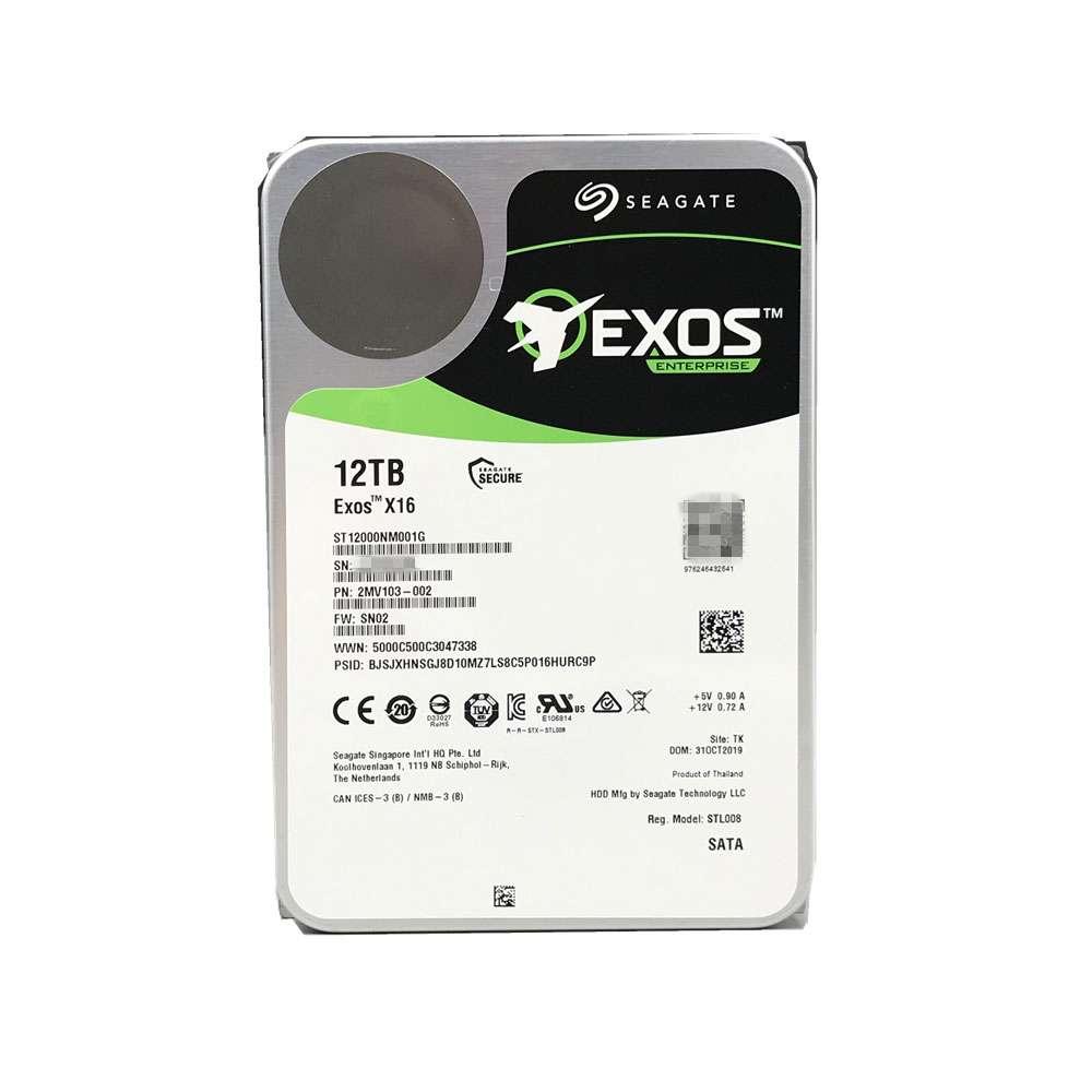 Exos X16 Enterprise HDD 12TB 7200rpm 256MB