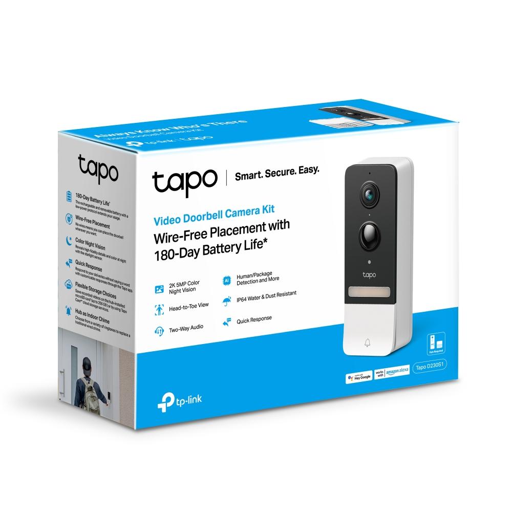 Tapo 2K 5MP Smart Wireless Security Video Doorbell