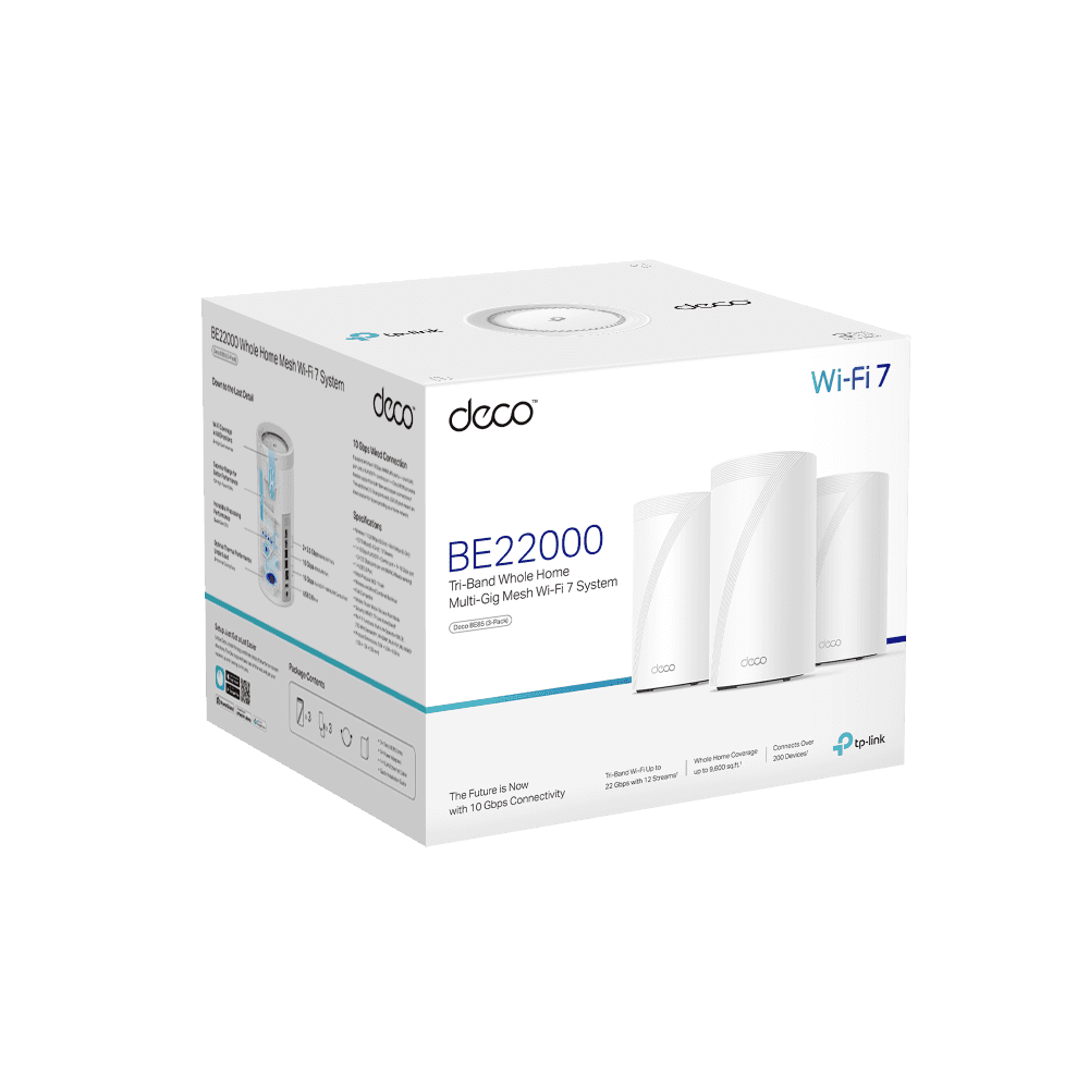 BE22000 Whole Home Mesh Wi-Fi 7 System (3-PACK)