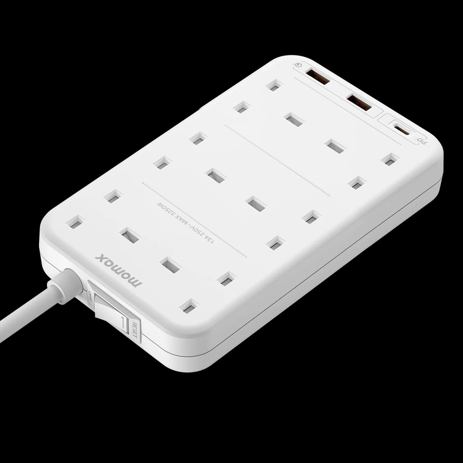 ONEPLUG 6-OUTLET POWER STRIP WITCH USB(WH)