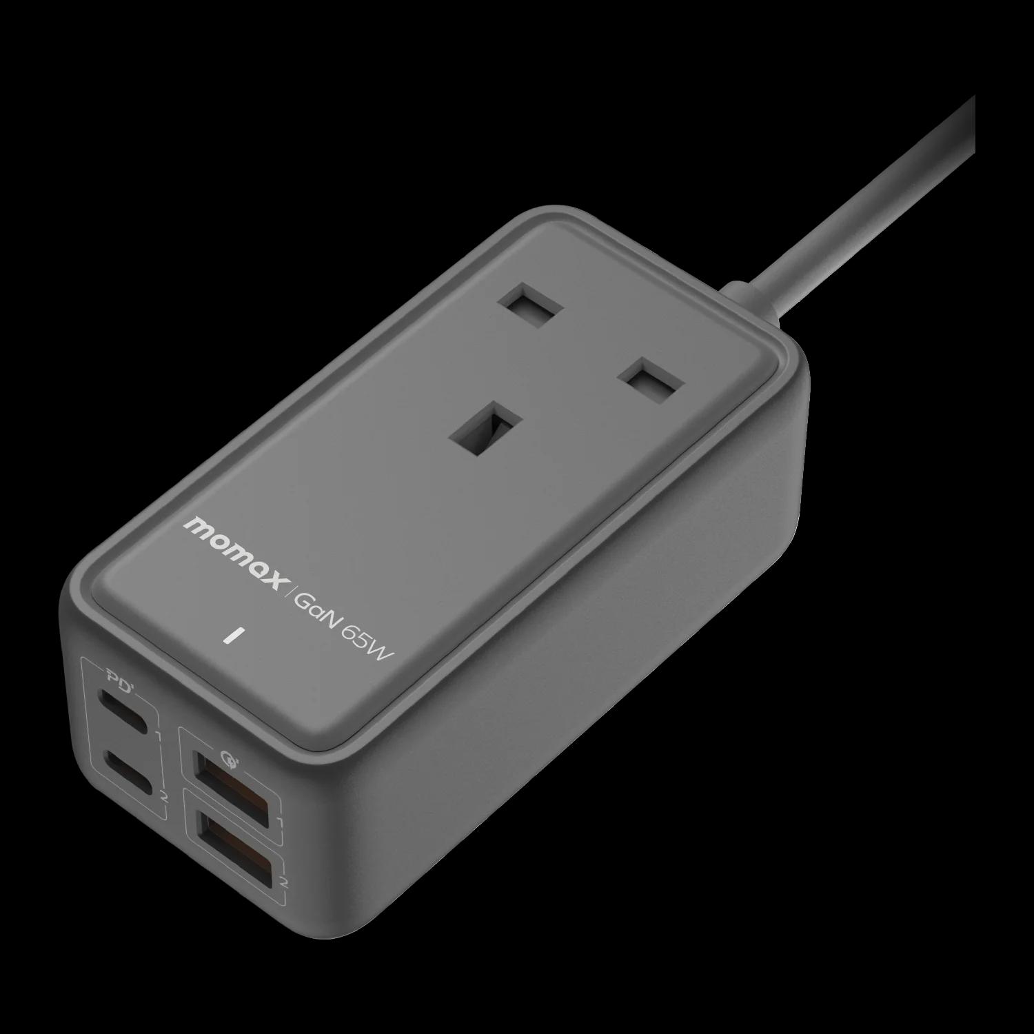 ONEPLUG 65W GaN EXTENSION CORD WITCH USB(BK)