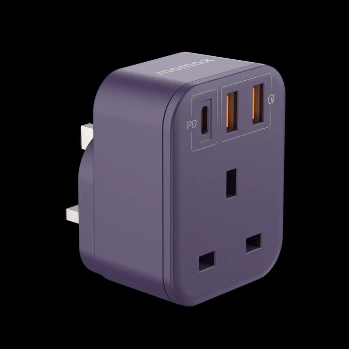 ONEPLUG 1-OUTLET EXTENSION WITCH USB(PU)
