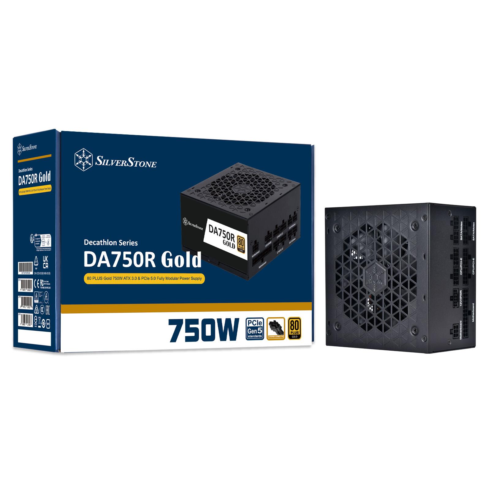 DA750R GOLD 80+ 750W ATX3.0 PCIE5.0 BLACK