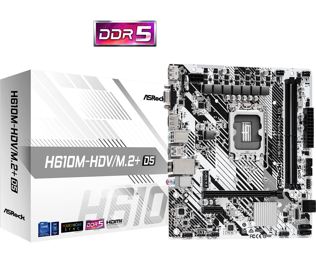 H610M-HDV/M.2+D5 MATX