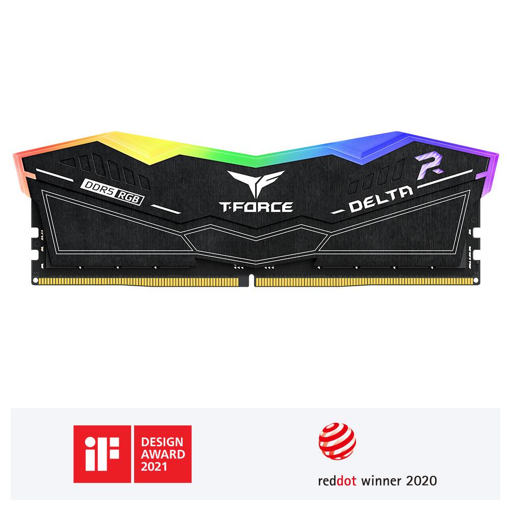 T-FORCE DELTA RGB 32G(16G*2) DDR5 6000MHZ BLACK