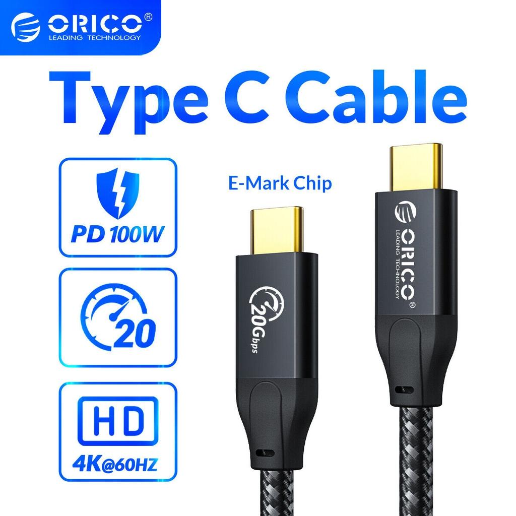 USB3.2 Gen2*2 20Gbps Type-C to C Charge Sync Cable