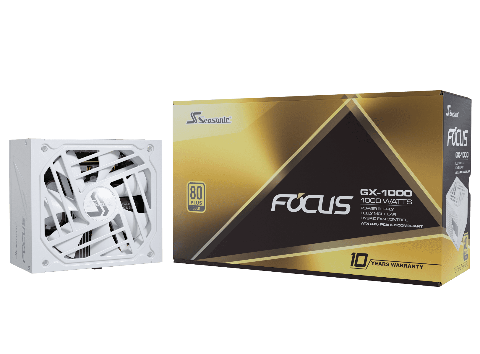 FOCUS 80 PLUS GOLD GX1000-ATX3.0 WHITE