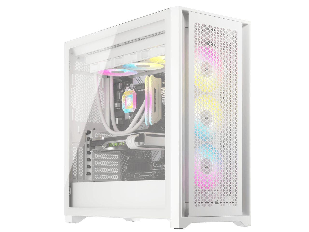 ICUE 5000D RGB AIRFLOW MID-TOWER CASE WHITE