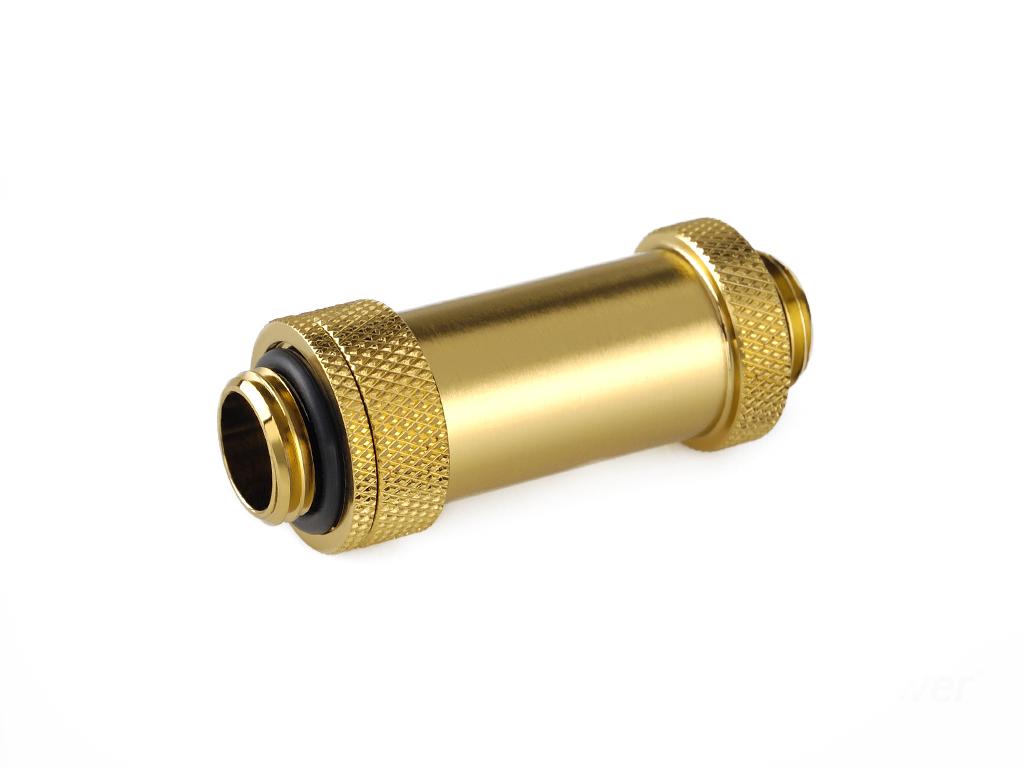 True Brass Dual G1/4" Adjustable Aqua Link Pipe II