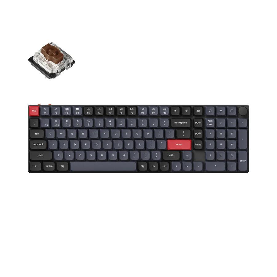 K17 PRO SWAPPABLE GATERON RGB BACKLIGHT BROWN
