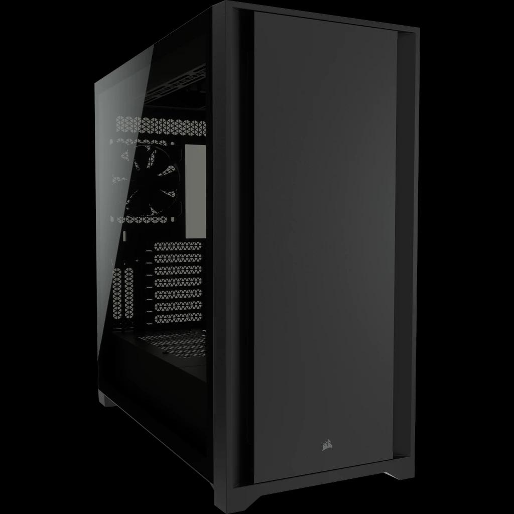 5000D TEMPERED GLASS MID-TOWER BK