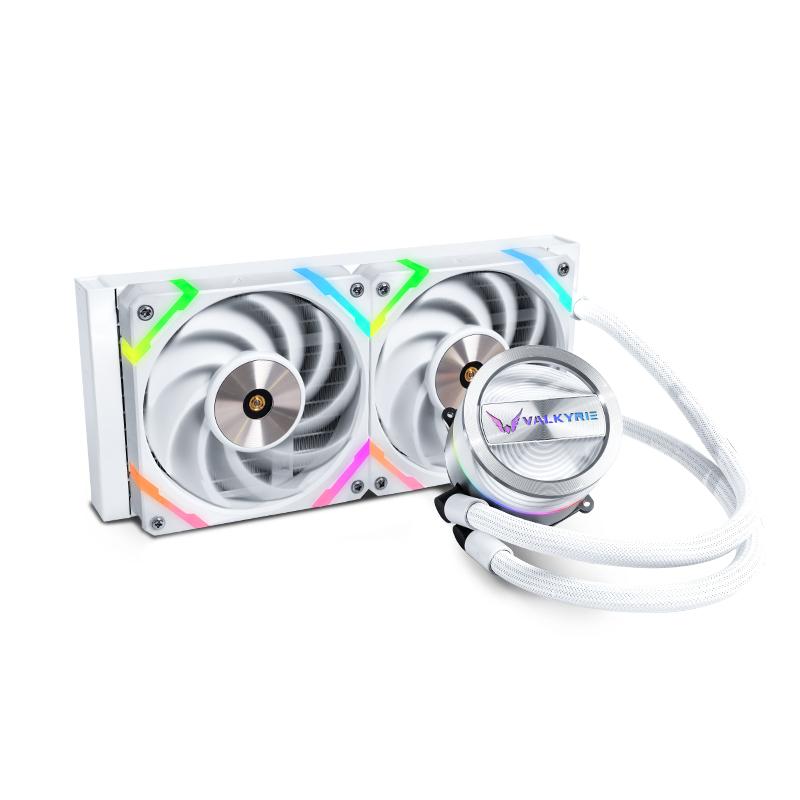 VALKYRIE GL-240 AIO RGB WATER COOLER WHITE