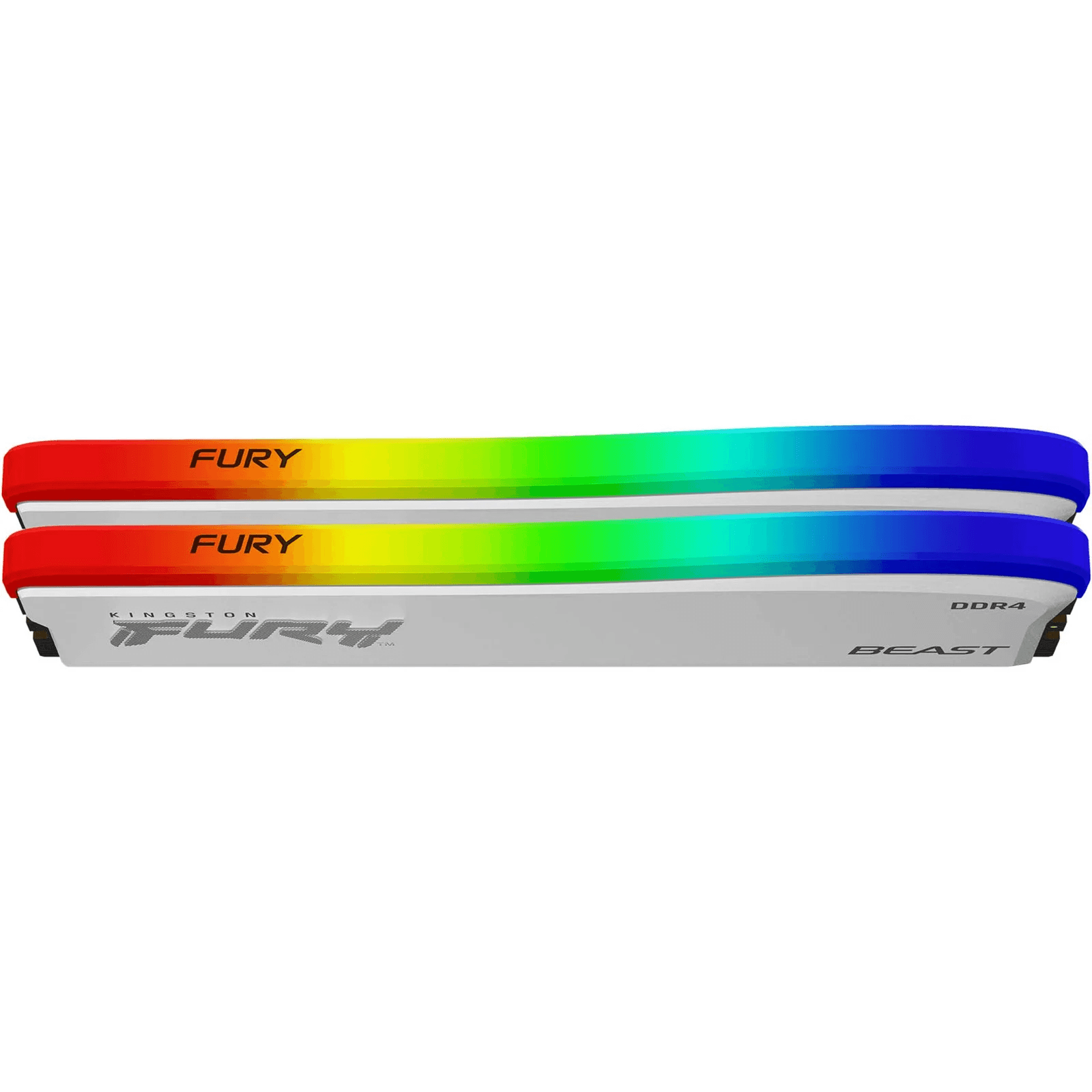 KINGSTON 16G(8G*2) DDR4 3600MHZ CL17 FURY BEAST WHITE RGB