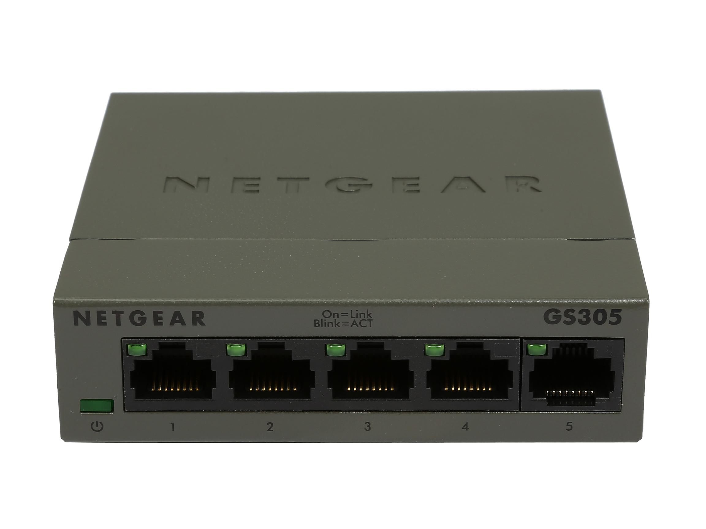 NETGEAR GS305 5-PORT SOHO GIGABIT ETHERNET