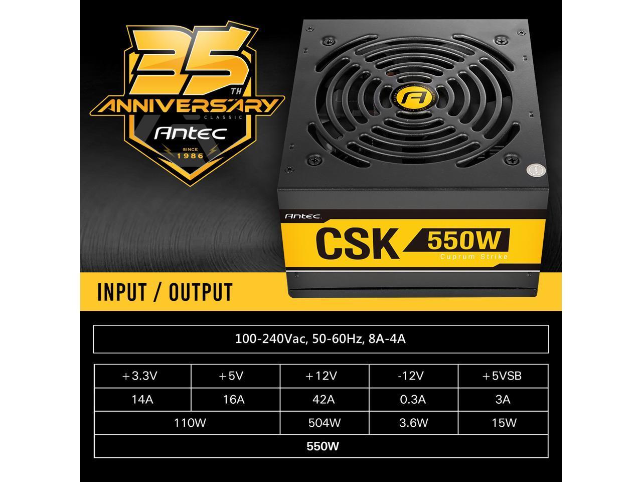 ANTEC CSK650-GB PSU BRONZE
