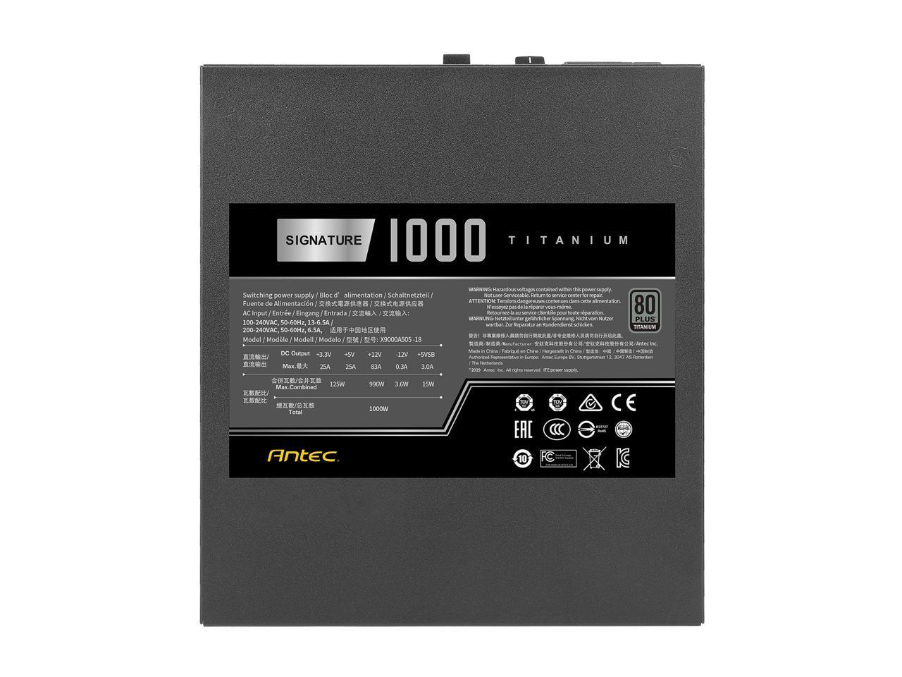 ANTEC SIGNATURE ST1000-GB PSU
