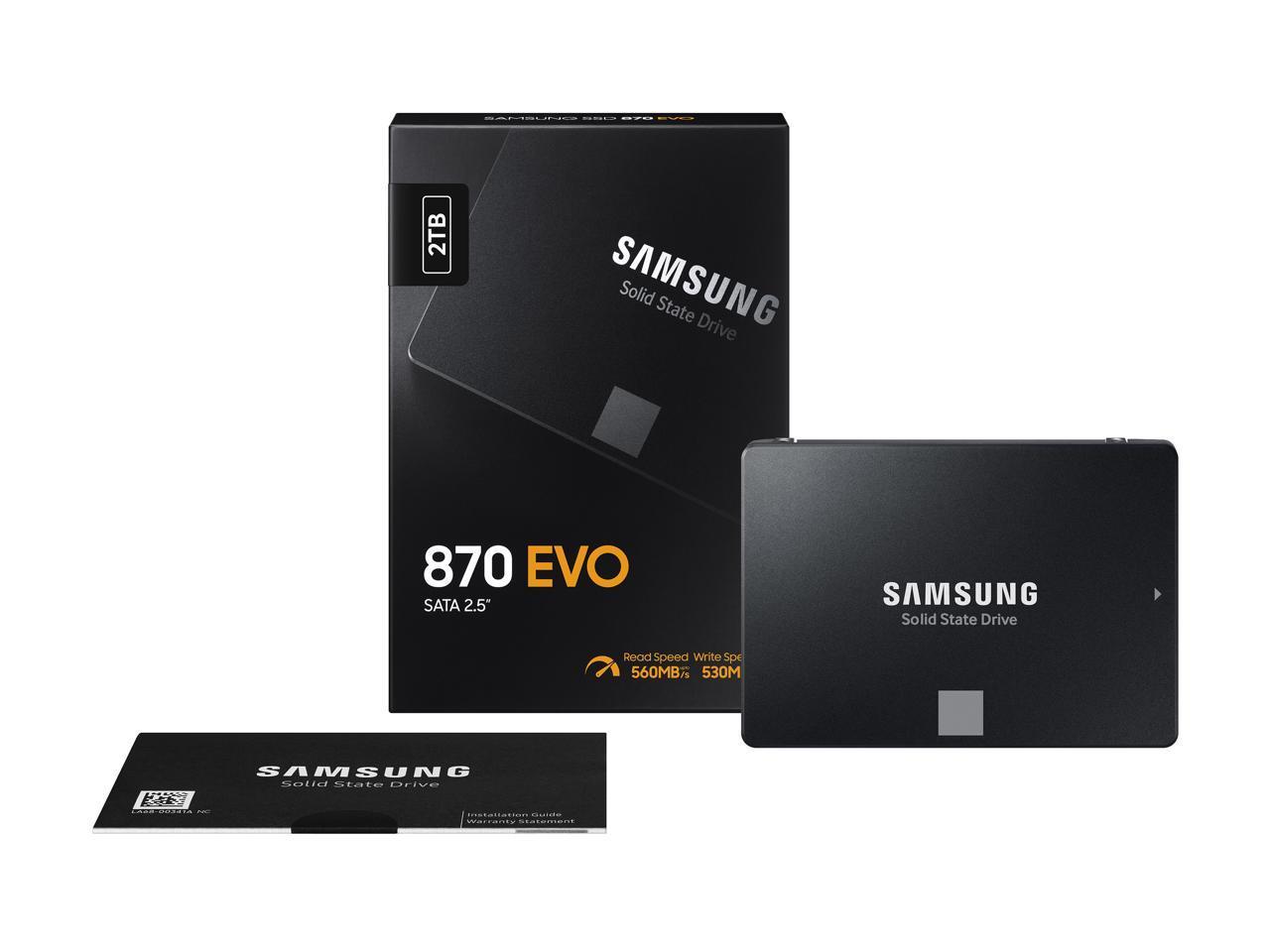 SAMSUNG 870 EVO SATA3 2TB SSD