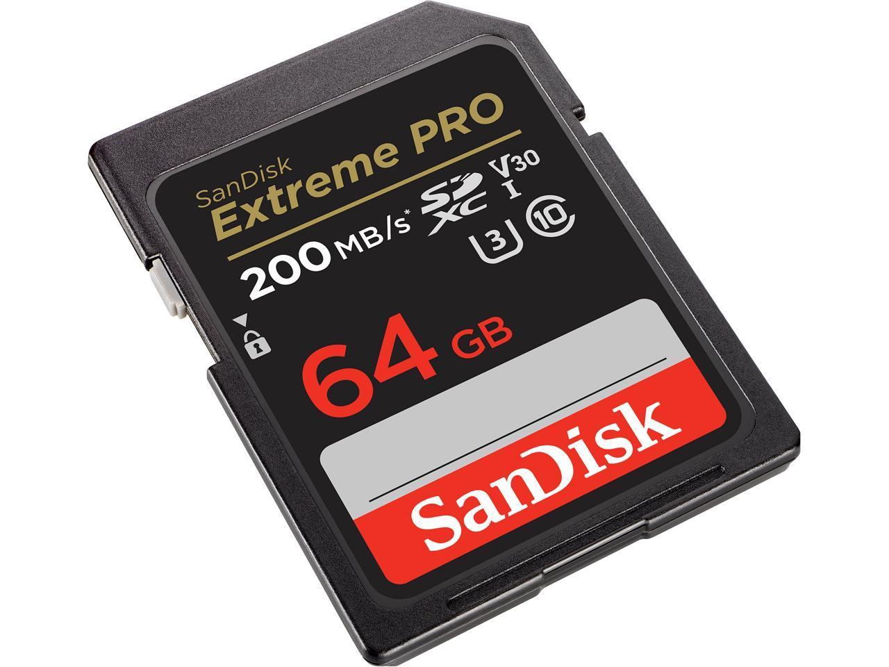 SANDISK 64GB SD EXTREME PRO