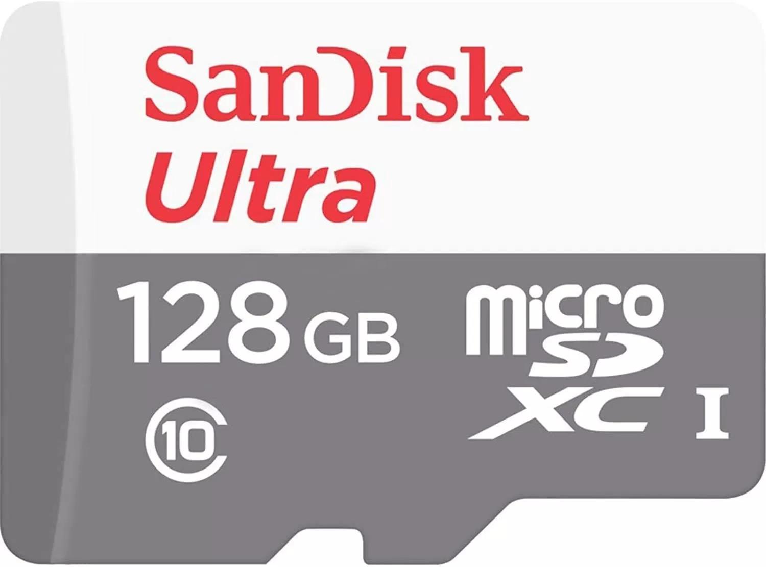 SANDISK 128GB TF ULTRA CL10 100MB