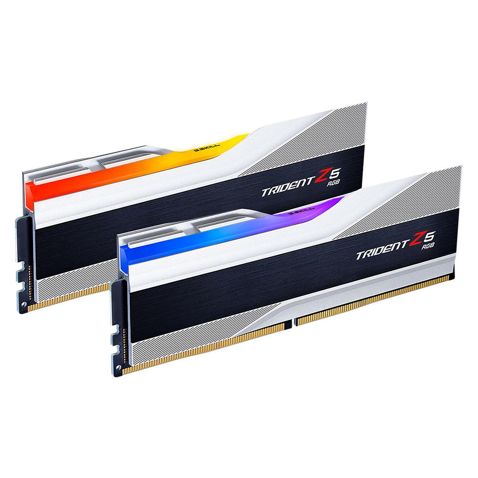 G-SKILL TRIDENT Z5 RGB 32G(16G*2) DDR5 7600MHZ SILVER 1.4V