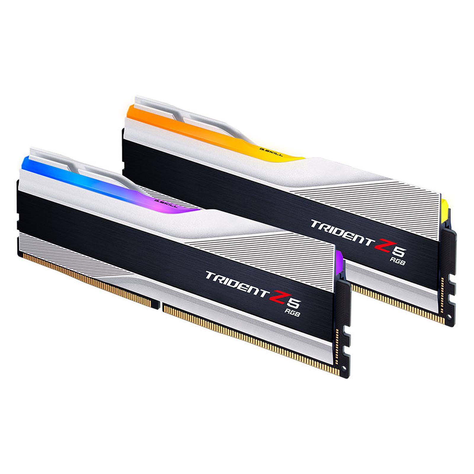 G-SKILL TRIDENT Z5 RGB 32G(16G*2) DDR5 7600MHZ SILVER 1.4V