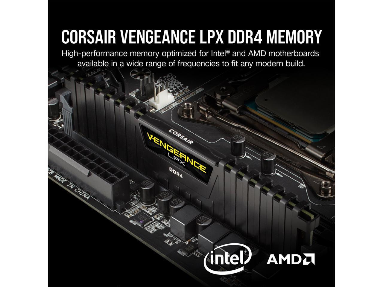 CORSAIR VENGEANCE LPX 32GB (16G*2) DDR4 3200 C16 W/H.S