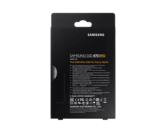 SAMSUNG 870 EVO SATA3 4TB SSD