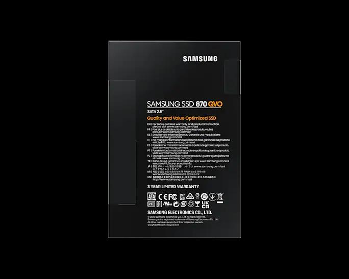 SAMSUNG SSD 870 QVO SATA3 2TB