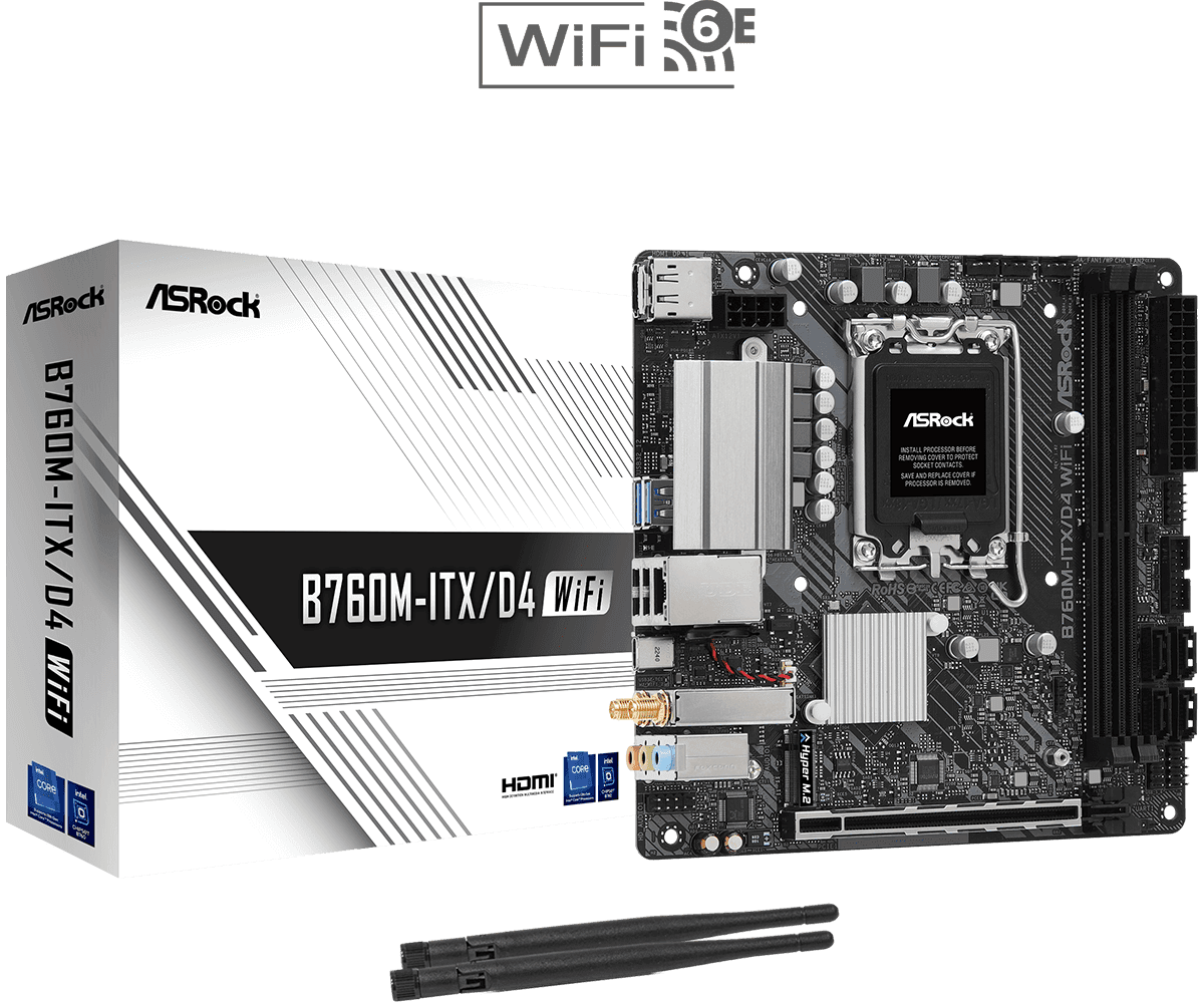 ASROCK B760M-ITX/D4-WIFI
