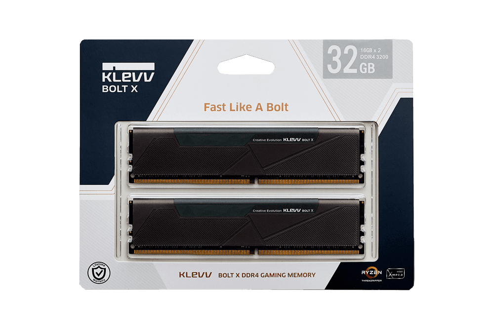 KLEVV BOLT X 32G(16G*2) 3600MHZ DDR4 1.35V