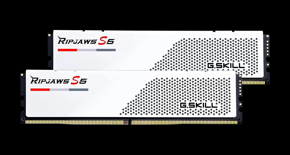G.SKILL Ripjaws S5 WHITE DDR5-6000 64GB CL30-40-40-96 1.40