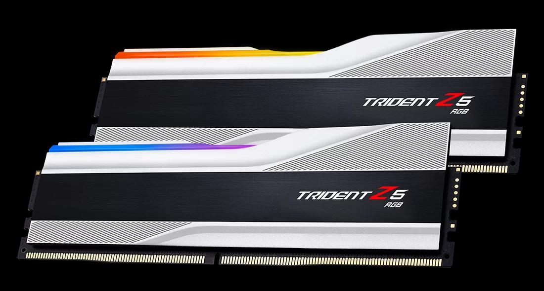 G-SKILL TRIDENT Z5 RGB 48G(24G*2)7200MHZ DDR5 1.35V SILVER