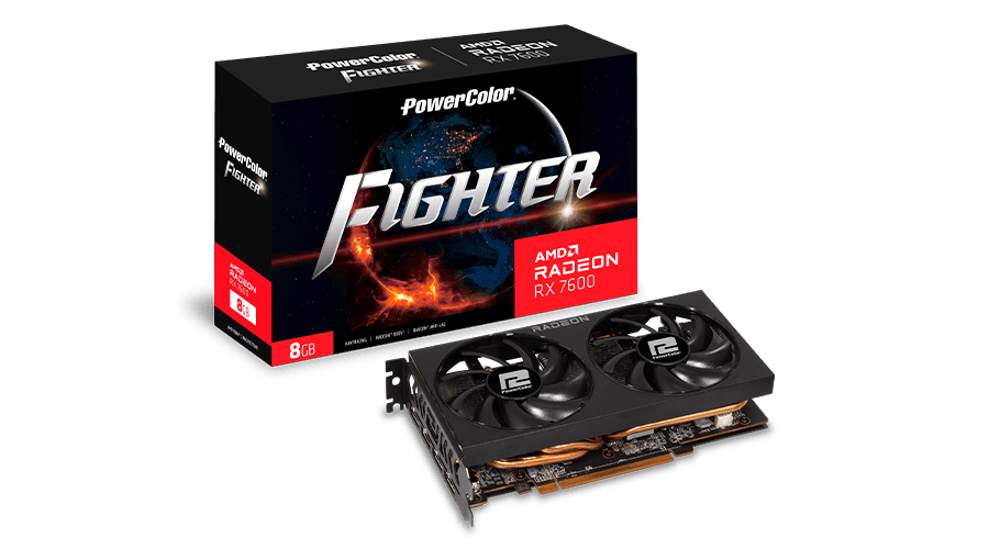 POWERCOLOR RX7600 FIGHTER 8GB GDDR6