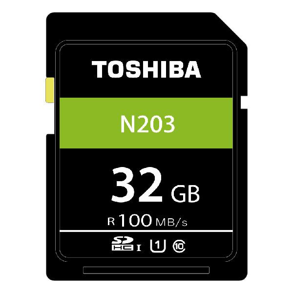 TOSHIBA 32GB SD N203 UHS1-R100