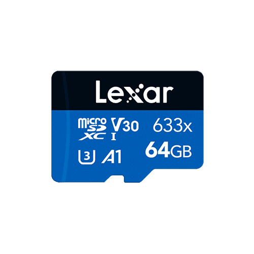 LEXAR LEXAR 64GB TF 633X NO ADP U1 A1 V10