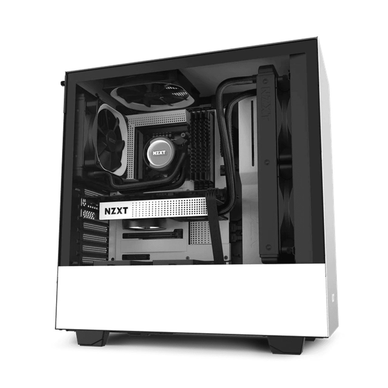 NZXT H510 WHITE/BK COMPACT MID TOWER CASE