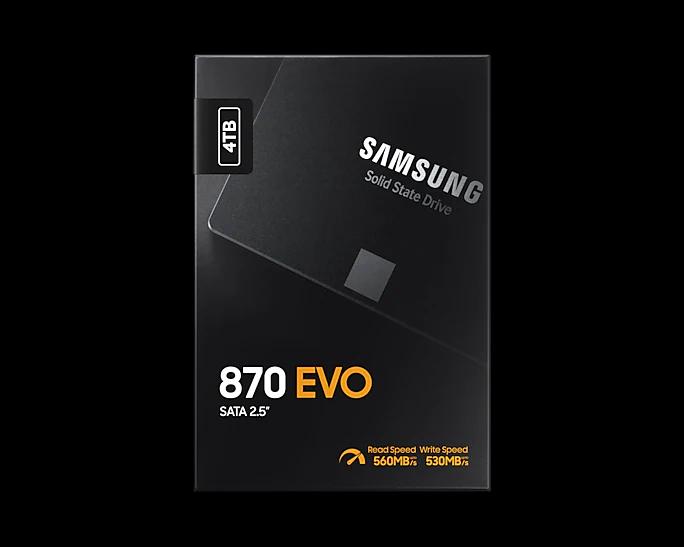 SAMSUNG 870 EVO SATA3 4TB SSD
