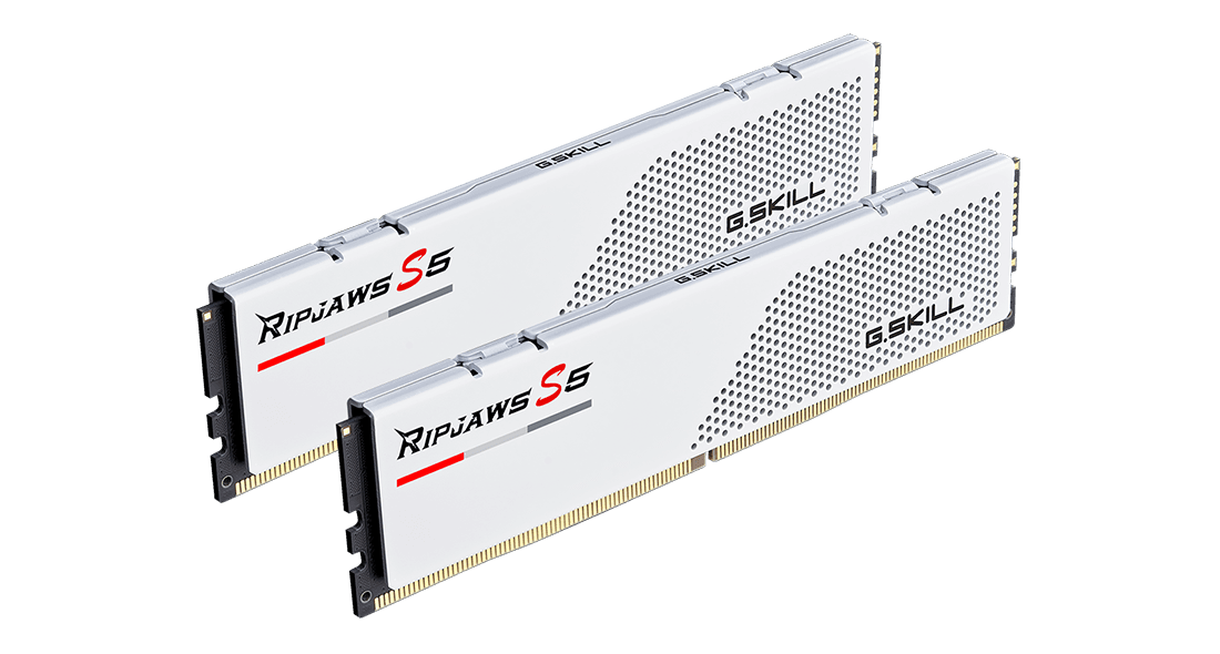 G-SKILL RIPJAWS S5 32G(16G*2) DDR5 5200MHZ WHITE