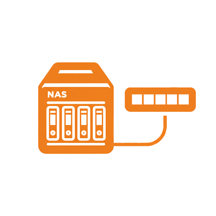 NAS + 網路設備