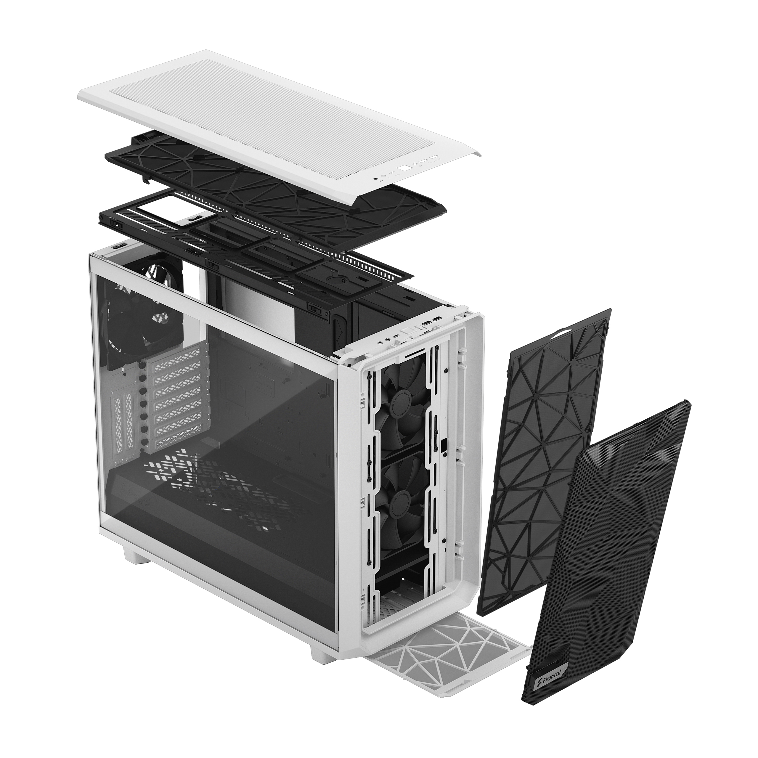 FRACTAL DESIGN MESHIFY 2 NANO WHITE TG CLEAR TINT thumbnail 8