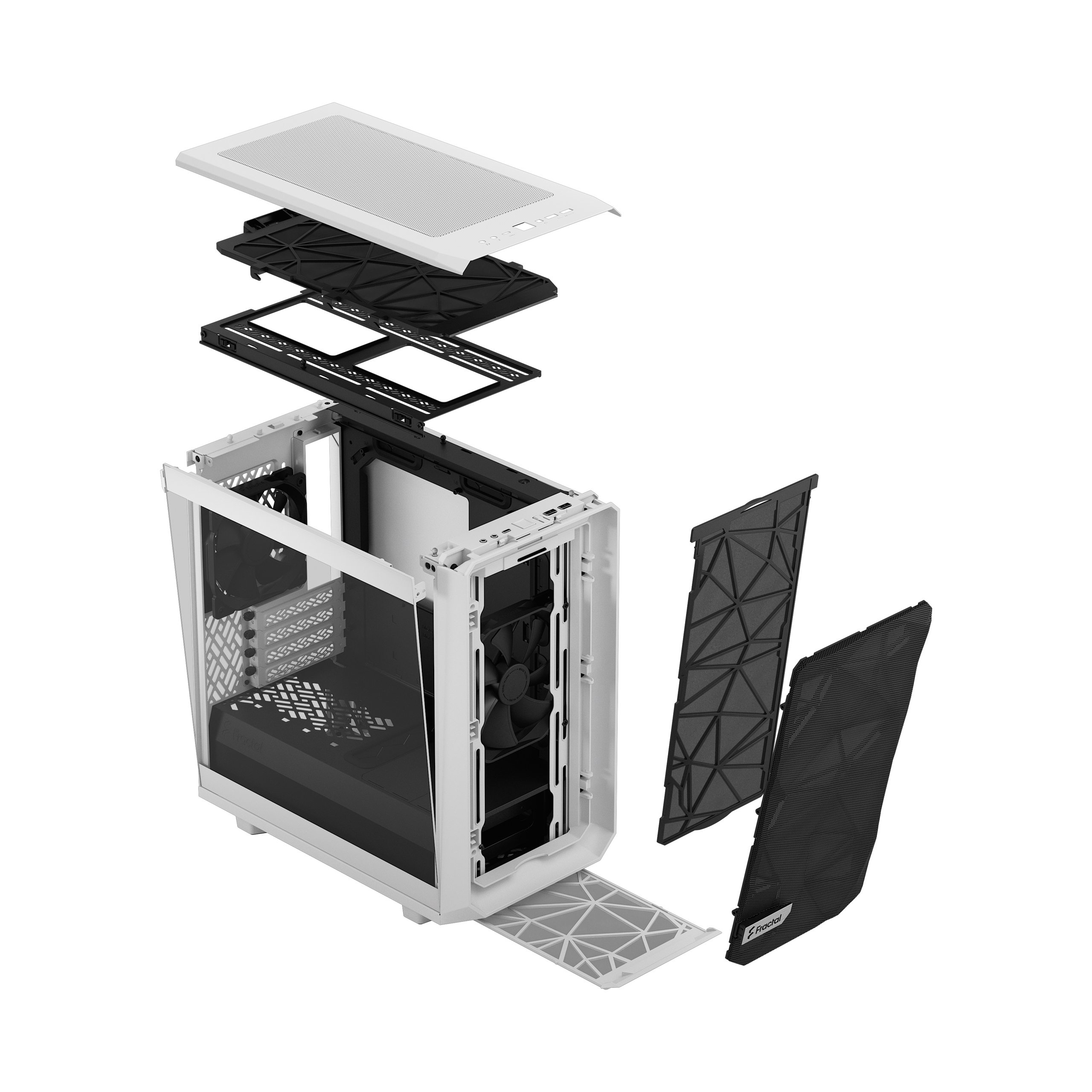FRACTAL DESIGN MESHIFY 2 MINI WHITE TG CLEAR TINT thumbnail 6
