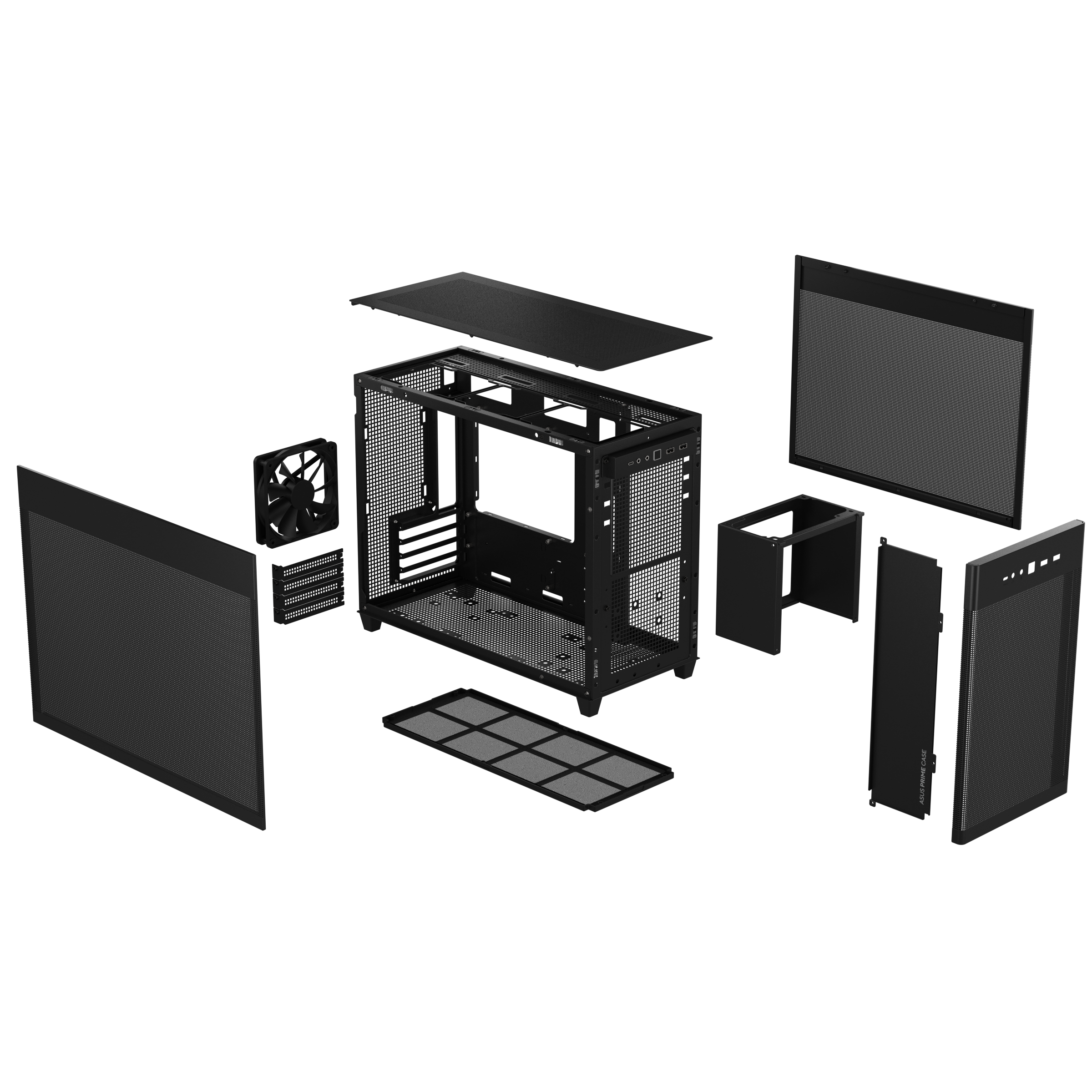 ASUS AP201 CASE MESH BLACK thumbnail 6