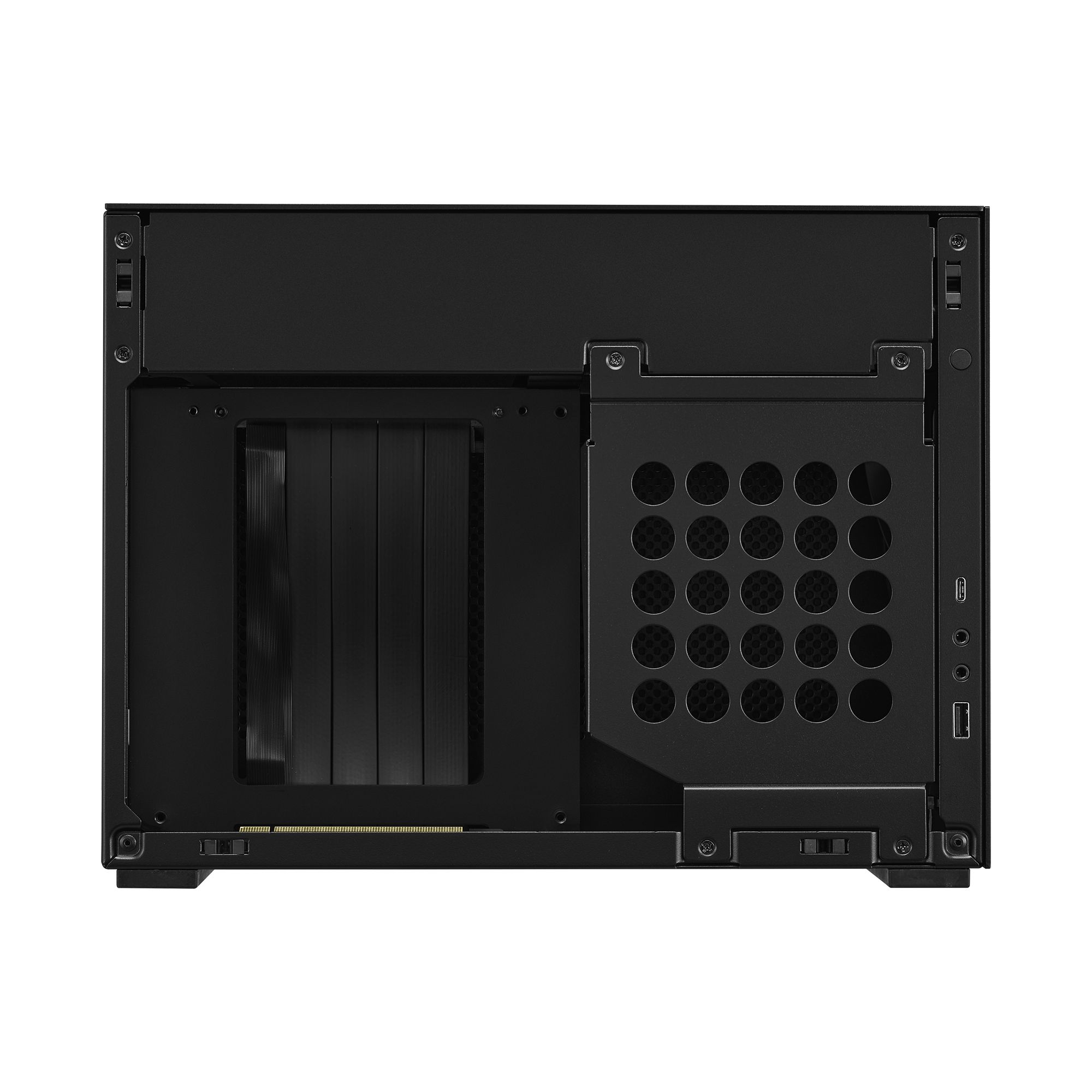 LIAN LI A4H2OA4 MINI ITX CASE PCIE4.0 SILVER thumbnail 4