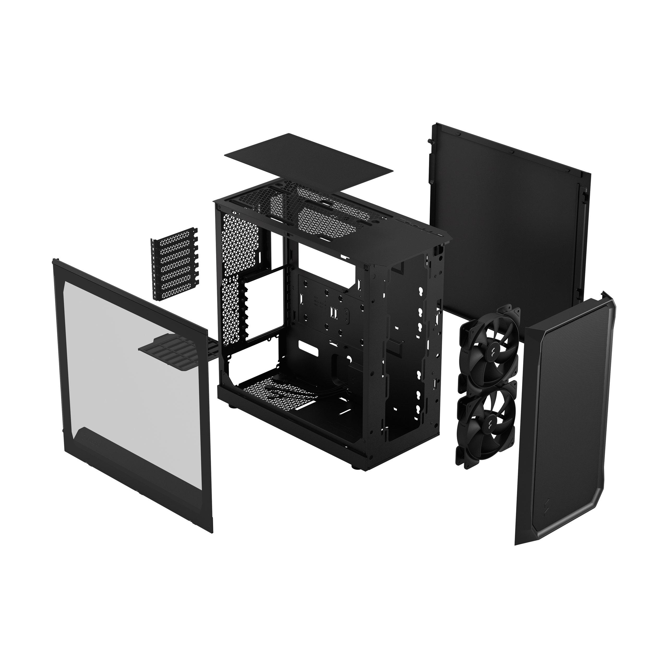 FRACTAL DESIGN FOCUS 2 BLACK TG CLEAR TINT thumbnail 5