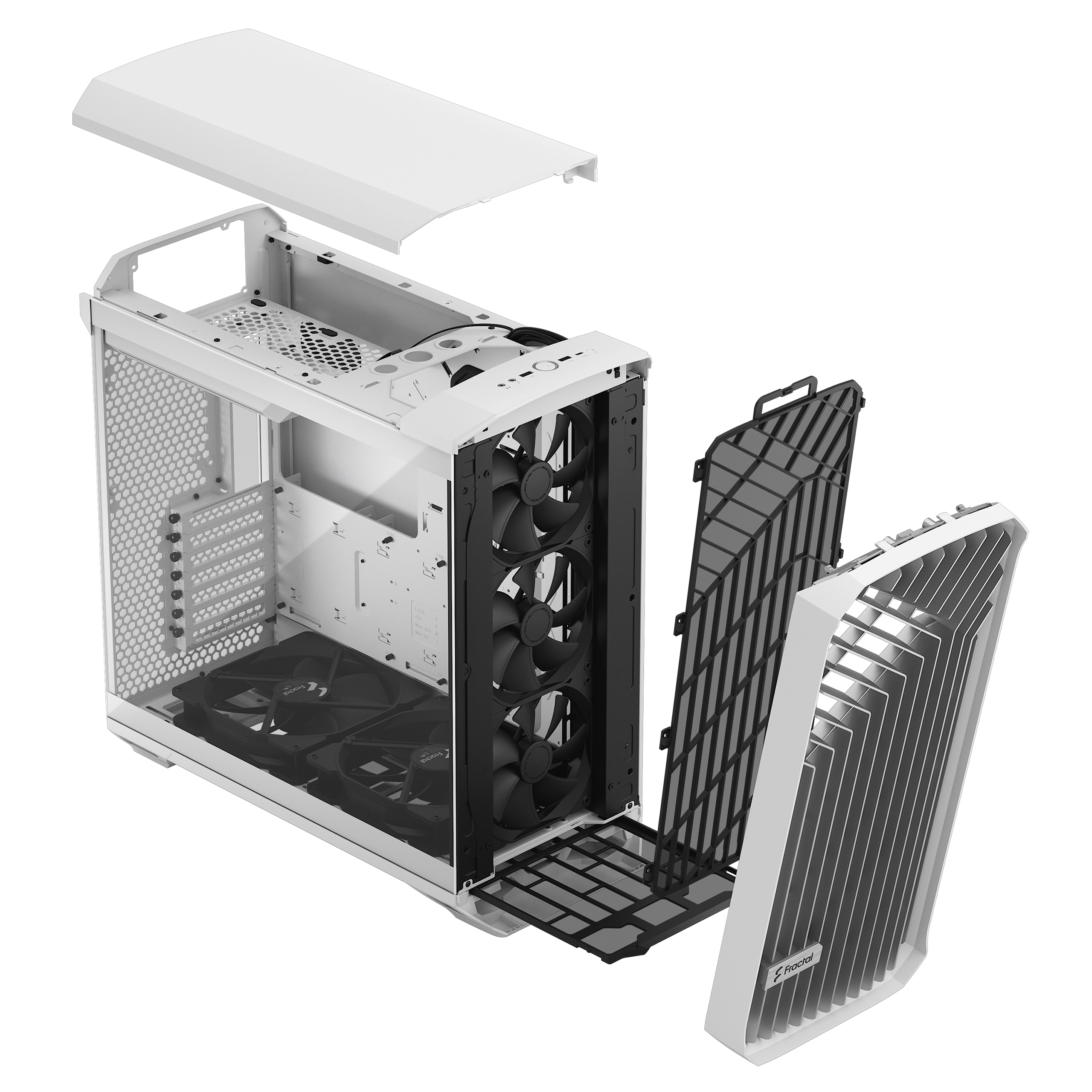 FRACTAL DESIGN TORRENT WHITE TG CLEAR TINT thumbnail 11